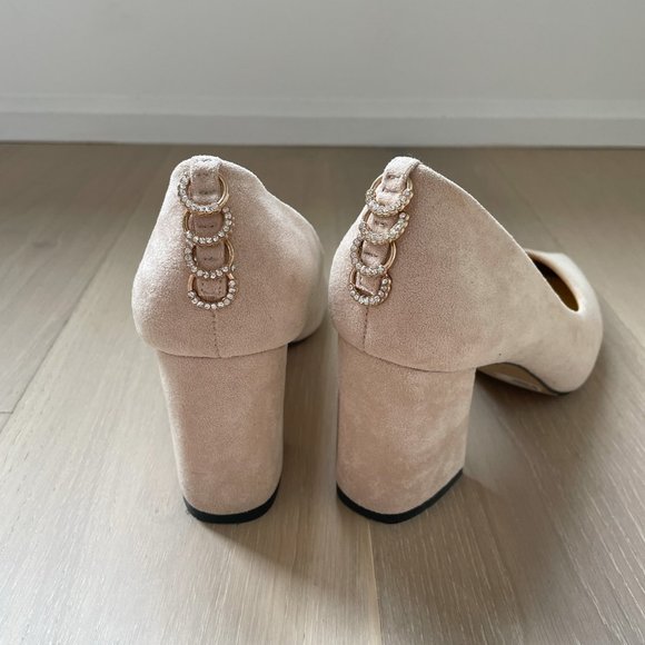 Suede Chunky Heel - Picture 4 of 4